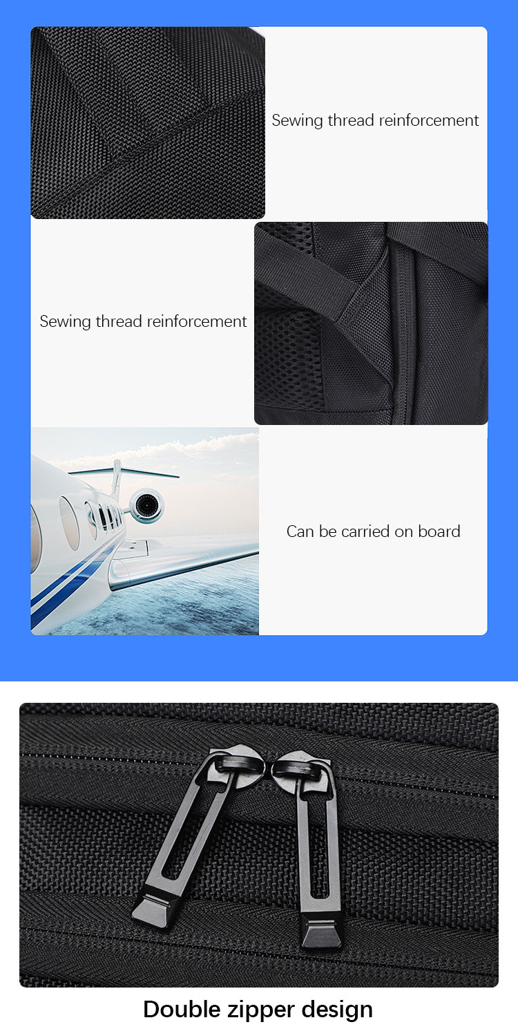 Custom Design Business Mens Laptop Bags USB Charging Backpack Big Capacity