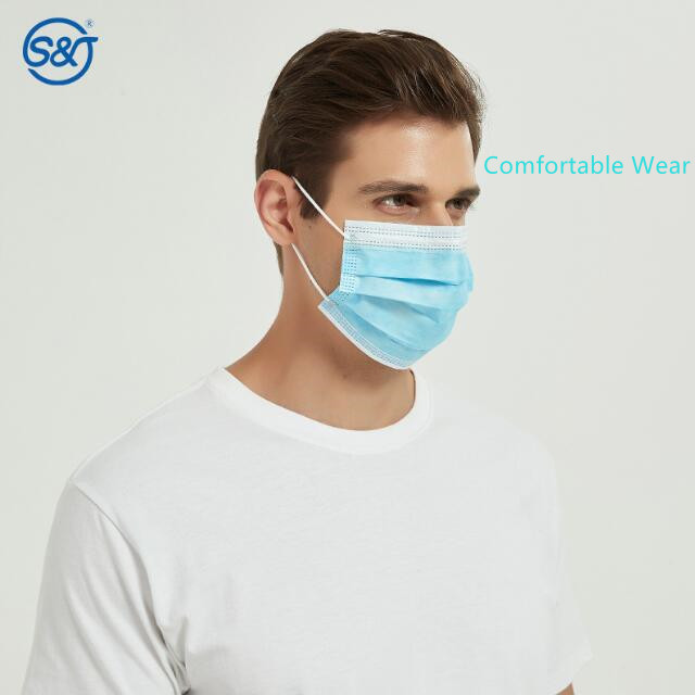 Disposable 3 ply high quality non-medical colored face mask factory wholesale custom logo level surgical is acceptable