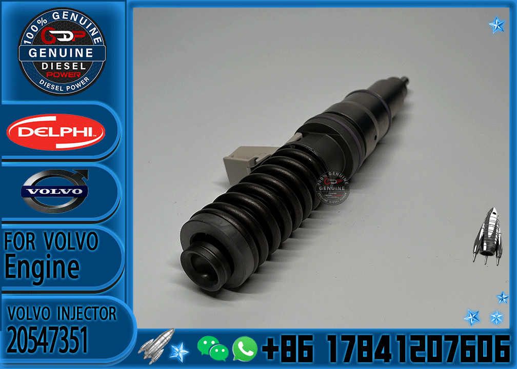 20702362 Mp7 MP8 Truck Parts 20547351 20708597 20747787 Engine Common Diesel Rail Fuel Injector