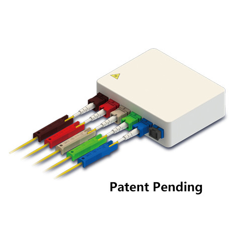 SC Secure Lockable Industrial Fiber Optic Connectors Applies To 2.0/3.0mm Cable