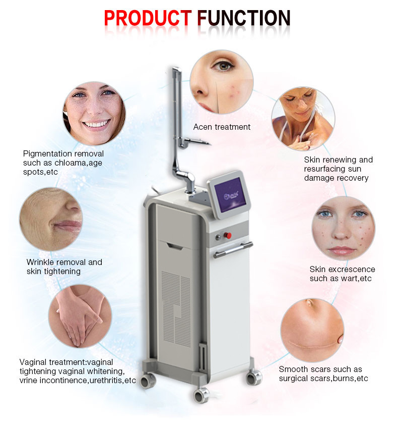 Scar Removal Oem Lasertell Co2 Laser Machine For Skin