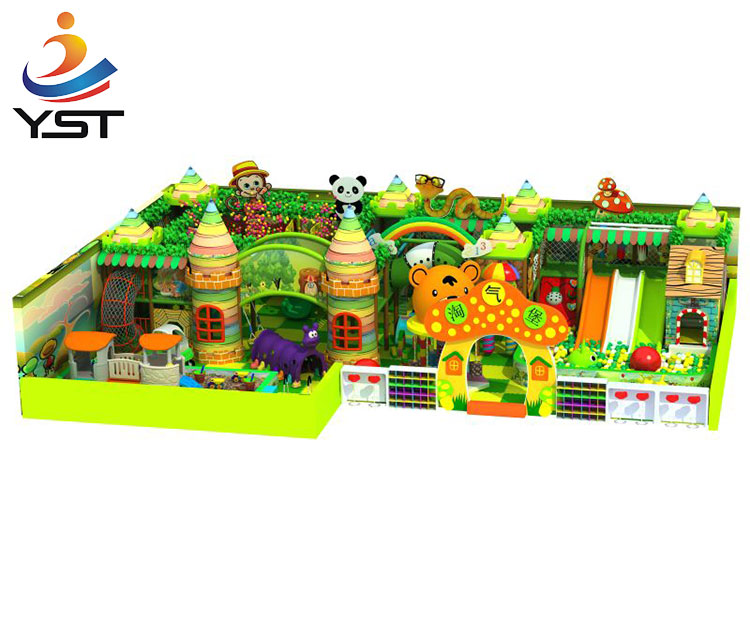 Sturdy Multiplayer Indoor Soft Play Equipment Stainless Steel Screws Fixed