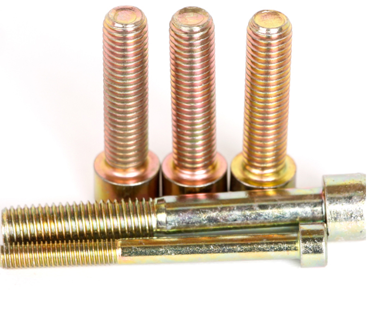 Color Zinc Hex Socket Head Screw DIN912 Allen Bolt 12.9 Grade Hex Allen Key Screw