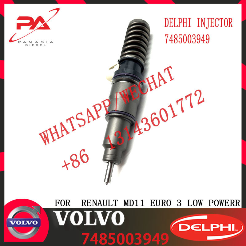 Diesel Fuel Injector 20555521 7421028880 7421644598 7485003042 7485003949 for V-O-L-V RENAULT 11LTR EURO3 HI