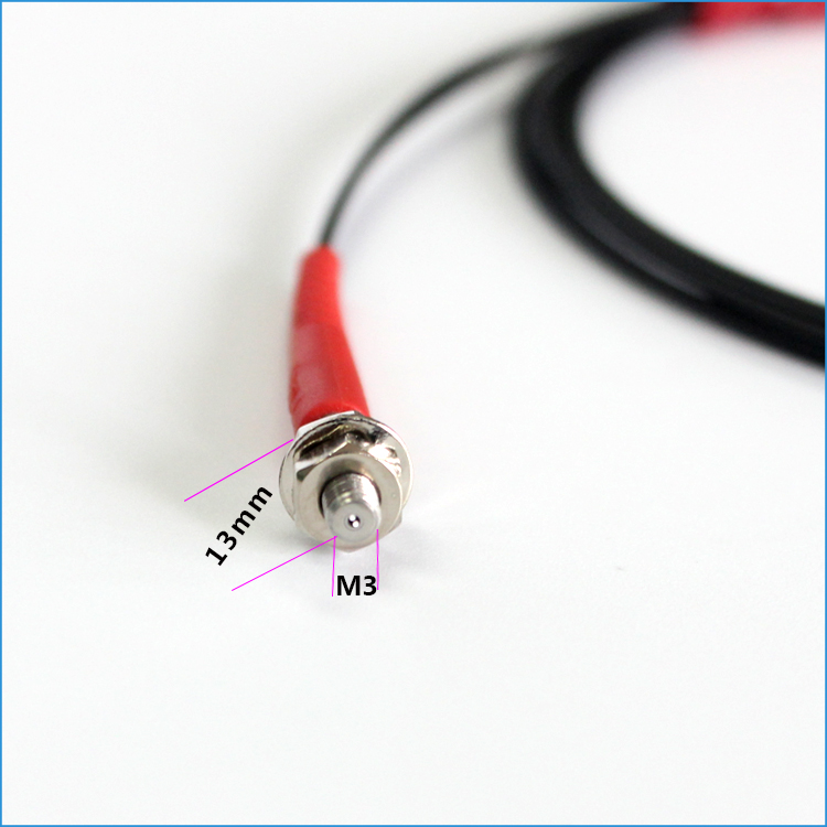 Cuttable M3 R10  Fiber Optic Sensor Diffuse Reflective Optic Fibers