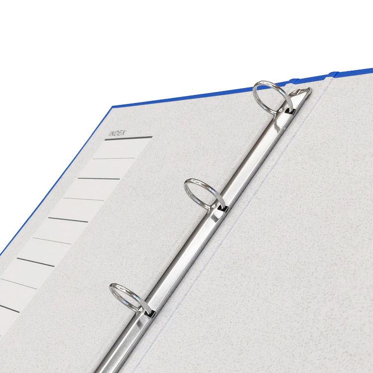 Custom Processing A4 Certificate Paper Folders for School in Black and Blue Design