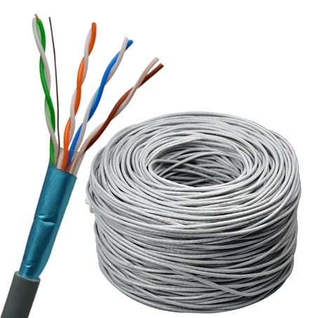 99.99% 100 Ft Cat5e Ethernet Cable Oxygen Free UTP Cat5e 4pr 24awg Network Cable