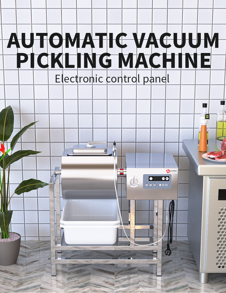 Commercial Restaurant Electric Meat Salting Machine with 45L Capacity and High Speed