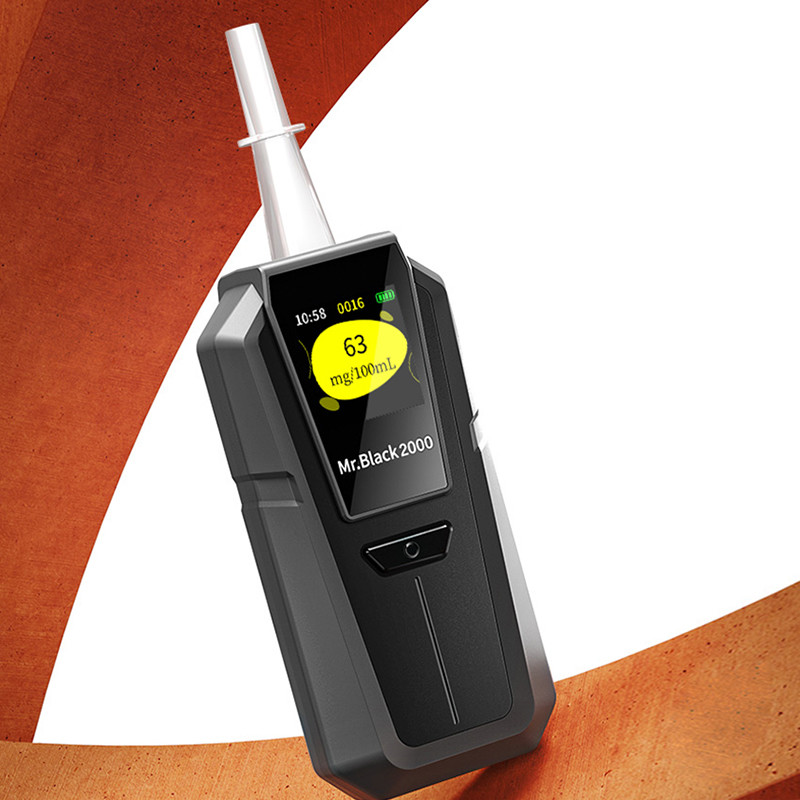 Accurate Semiconductor Breathalyzer Test Distance 3-5 Cm Detection Range 0-400mg/100ml