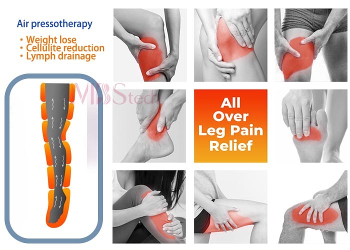 Far Infrared Leg Massager 9 Levels Lymph Drainage Machine