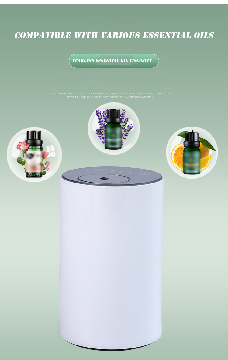 HOMEFISH Liquid Waterless Diffuser Humidifier Nebulizer Aromatherapy Car Scent Diffuser 300g