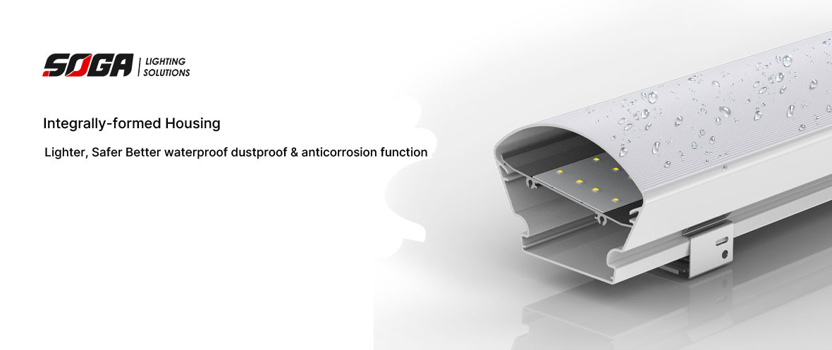 High Lumen Led Tri Proof Led Light 30W 170lm/W DALI Dimming For Airport