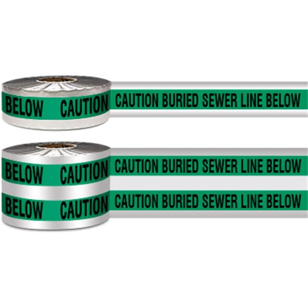 Custom Printed Logo Detectable Underground Marking Tape Roll Non-adhesive Warning Tape