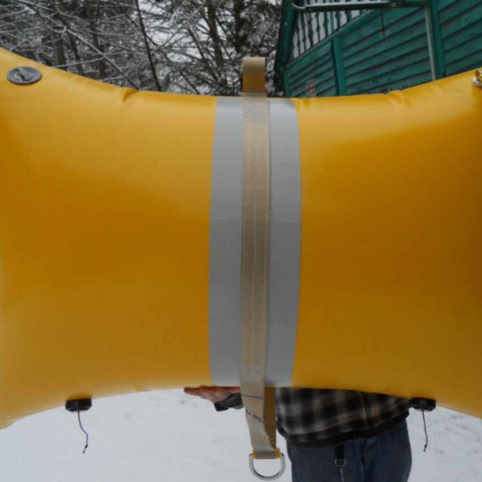 Pillow Type Buoyancy Inflatable Salvage Tubes Bag Floating Pipe On Water