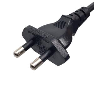 China 2 Pin India Power Cord Plug 6A 250V BIS 1293 C7 Cable Extension Wire on sale