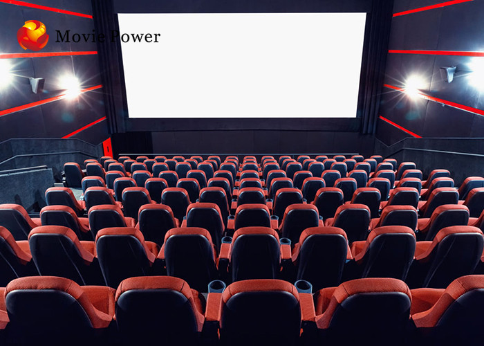 100 Seats 4D motion Theater Genuine Leather + Fberglass Material