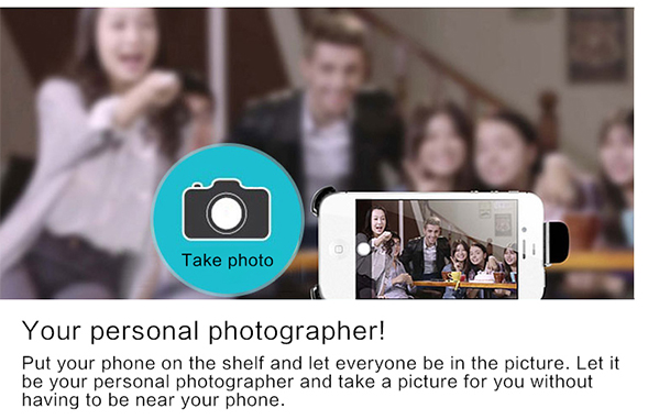 Remote Control Self-timer Shutter Bluetooth Anti-Lost Tracker for Android Smartphone
