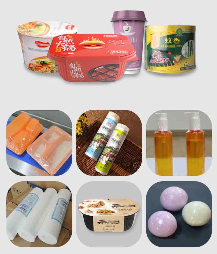 POF Film Shrink Wrapping Machine 5.5KW Noodle Cup Packaging Machine