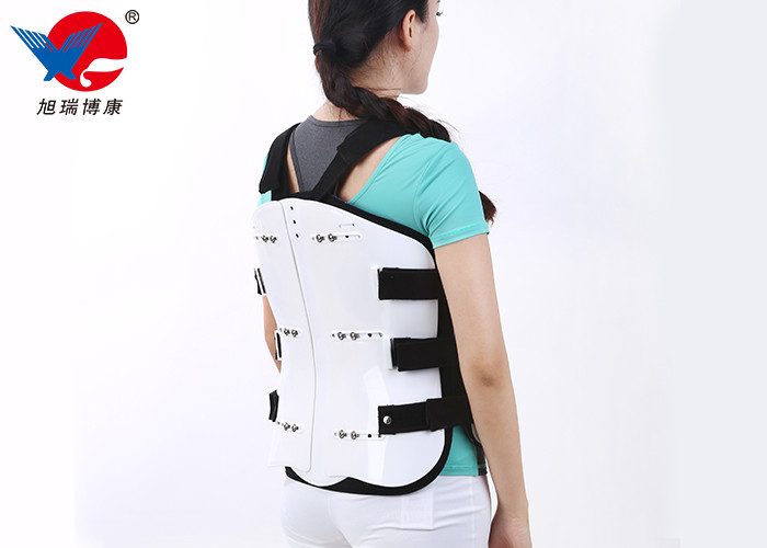 Flannel Adjustable Medical Orthosis , Lumbar Orthosis Back Brace Provide Stable Support