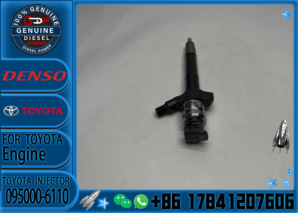 Nozzle Injector 095000-6110 23670-09130 23670-0R010 Diesel Fuel Engine Injector 095000-5610 for Toyota Avensis 2.2 D 2AD
