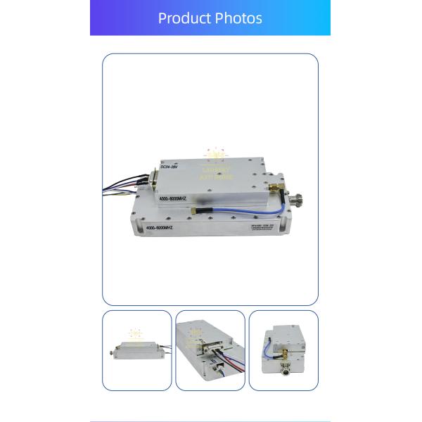 4000-6000MHz 100W Gan Lora Anti Uav Module Anti Portability Fpv Strike for DJI RF Power Amplifier with Ciculator
