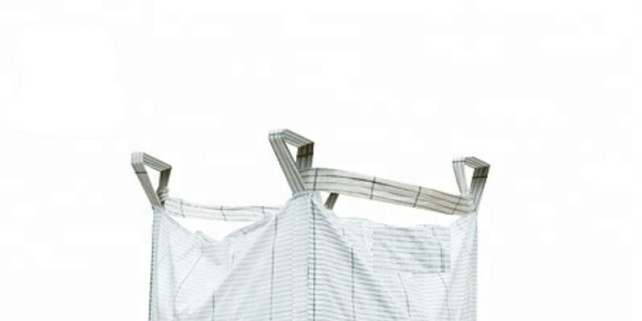 Full Open Top Industrial Bulk Bags , White Flat Bottom FIBC Jumbo Bags