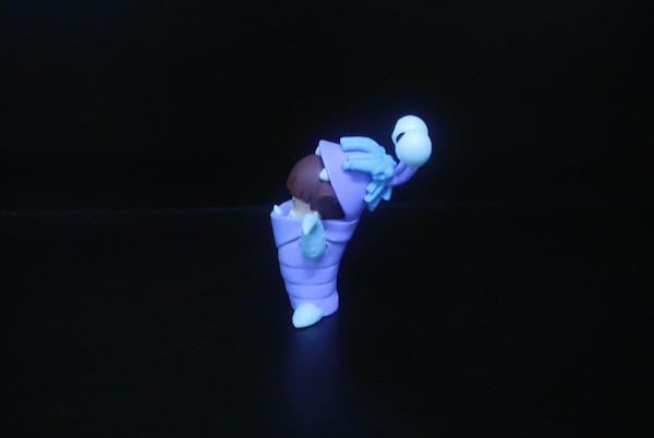 Mini Girl Little Collectible Toys Two Inch Long Purple Color For Kids Collection