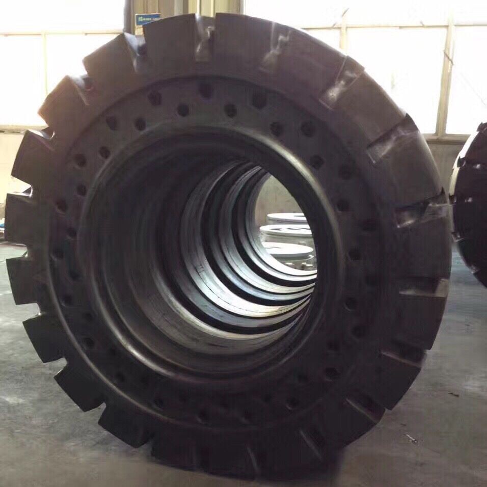 OTR Solid bias tyre, truck/forklift/loader tyre 23.5-25tire tread mold rubber tire mold