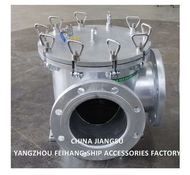 Main Engine Sea Water Strainer Szie-8"-Dn200 Carbon Steel Body Stainless Steel Filter