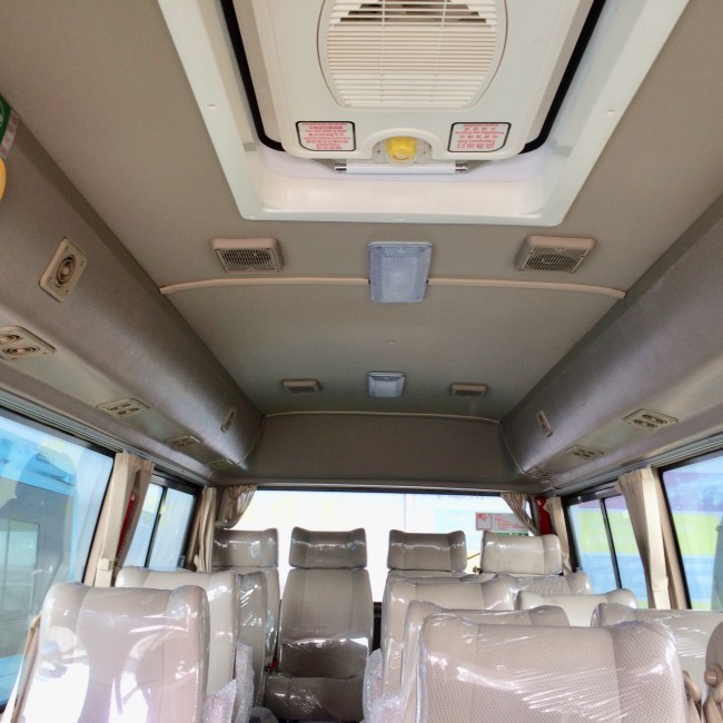 13-19 Seats Leaf Spring Air Conditioned Coaster Bus LHD/RHD