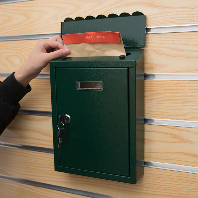 Multi Color Large Mailboxes Residential Wall Mounted Garden Waterproof Post Box