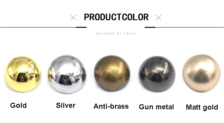Customized metal sewing coat button custom logo metal buttons for Jacket