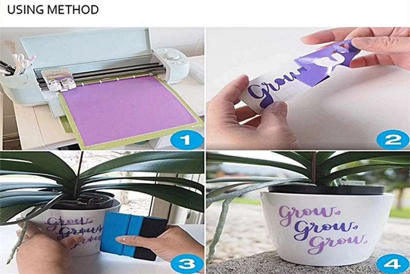 5 Years Durability Flexible Vinyl Film 0.914MX50M Colored Self Adhesive Frosted Film