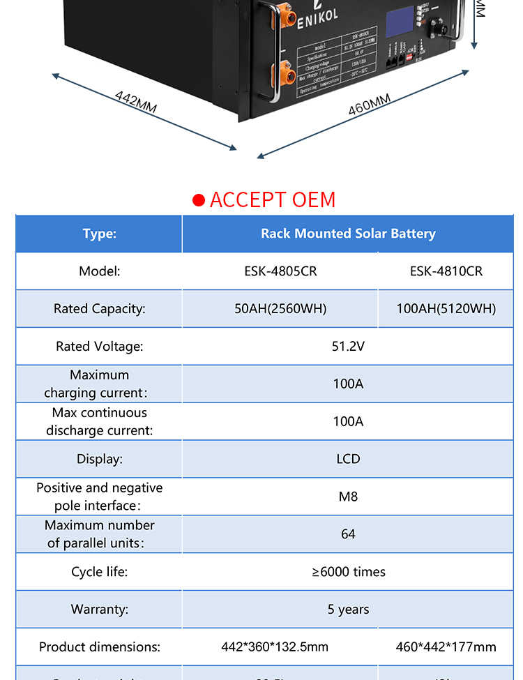 24V 200ah Lithium Iron Phosphate RV Battery 48V 100ah Lifepo4 Energy Storage Battery