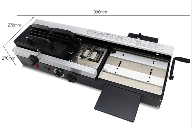 A4 Hardcover Book Binding Machine With Easy Manual Operation And Hot Melt Glue