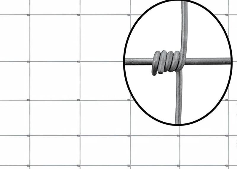 Galvanized Fixed Knot Wire Mesh 2.0mm Metal Farm Fence For Deer Cattle Horse