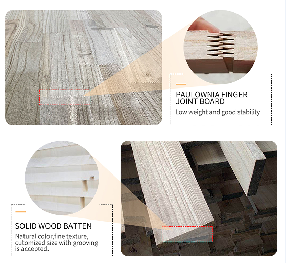Raw Material Wood Furniture Finger Joint Board for Contemporary Solid Wood Cabinets