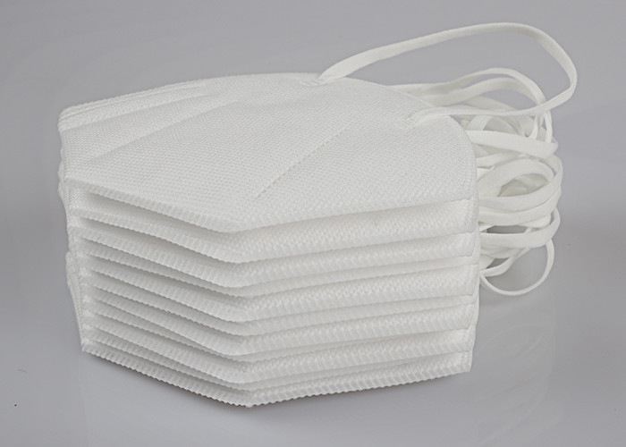 4 Layers Folding FFP2 Mask Against Dust Elastic Ear Loops No Pressure To Ears
