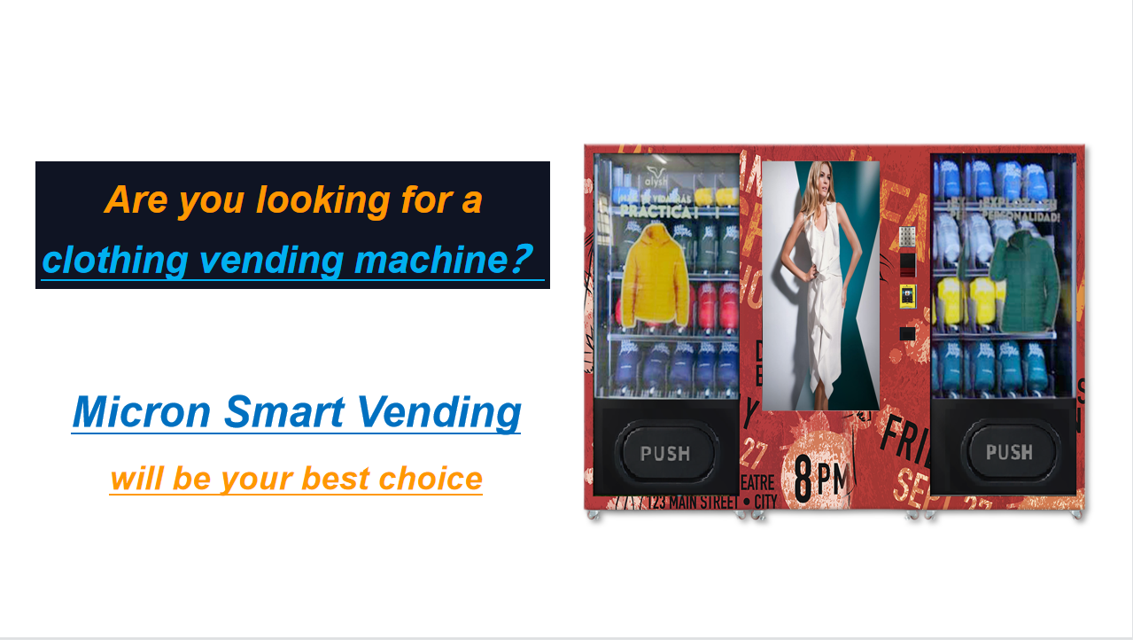 Clothes Vending Machine Thermal Underwear T-Shirt  WithTouch Screen