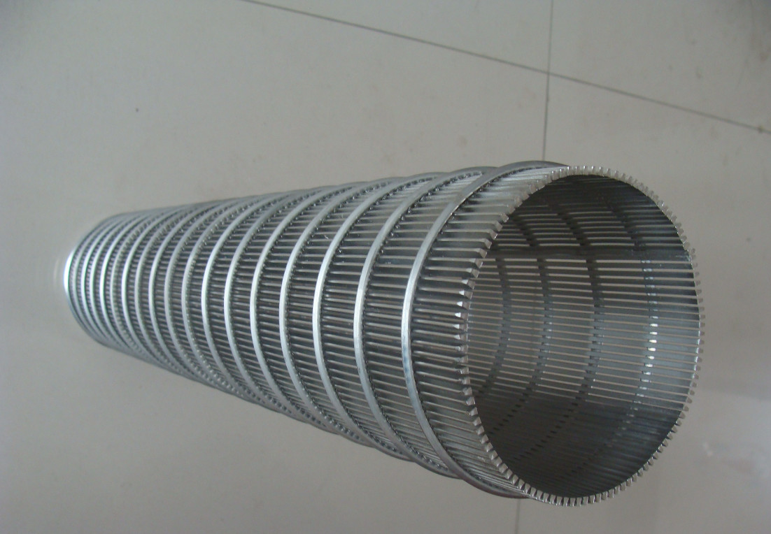 SS304/316 Johnson Wedge Wire Screen Filter Panel / Tube Mesh