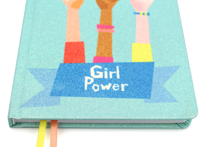Office Custom Journal Printing , Personalised Glitter Notebook For Girls Men