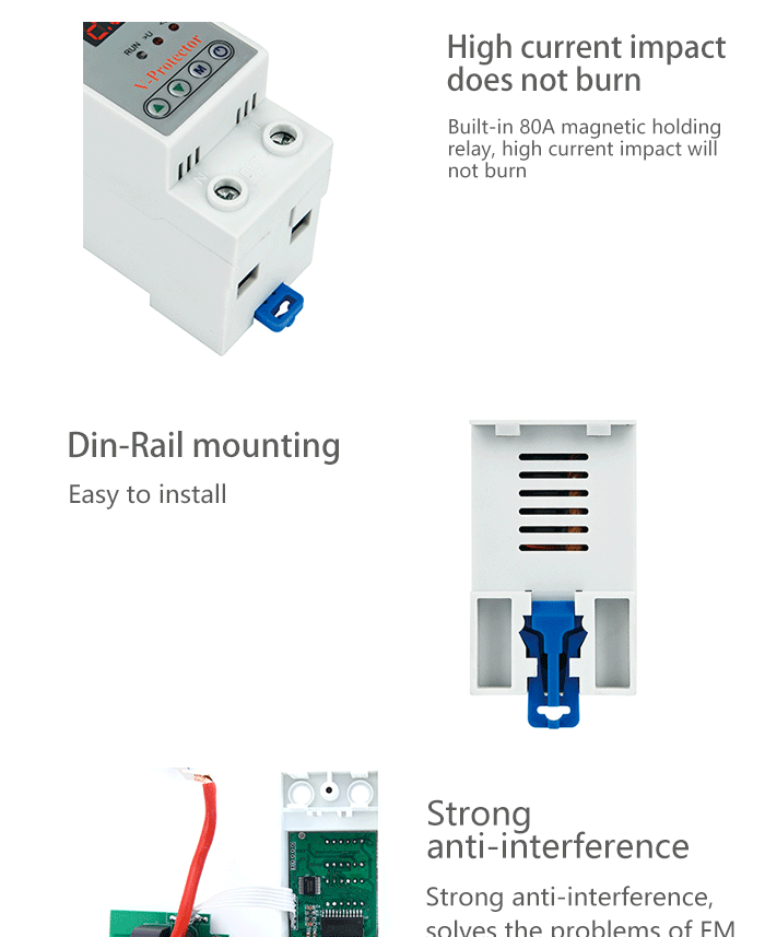 A New Generation of High-quality Intelligent control Over and Under Voltage protector