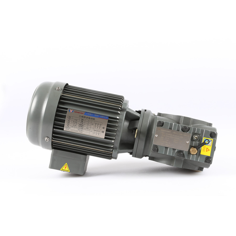 Cast Iron CCC Helical Worm Geared Motor Lower Noise