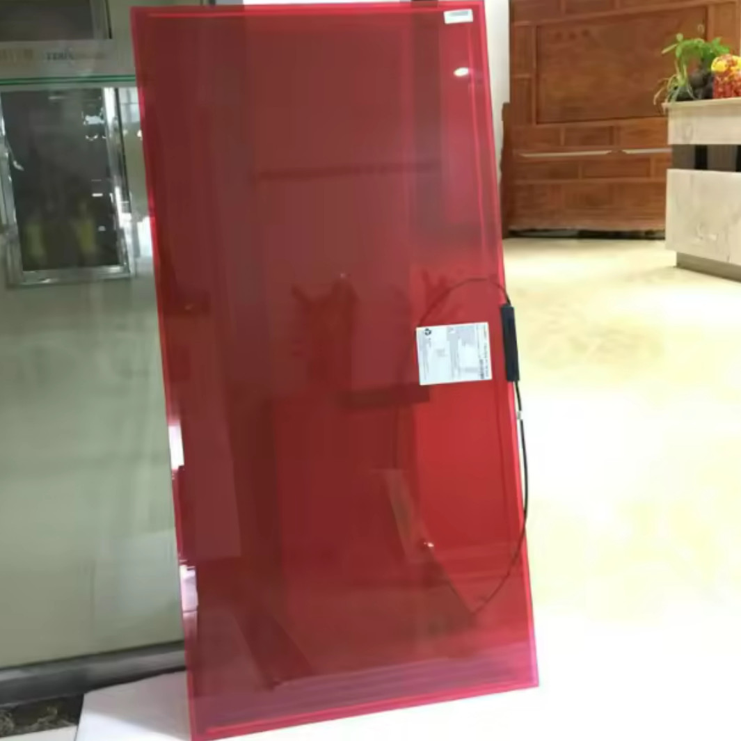 Red Blue Natural Colour Pv Bipv 20% 40% 60% 80% Transparent Thin Film Solar Panel