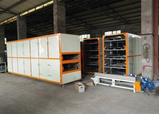 Cast Iron Semi Automatic Egg Tray Machine Energy Saving Type Simple Structure
