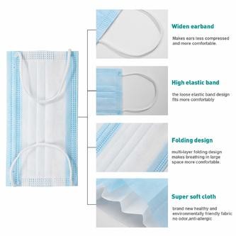 BFE 95% Disposable Earloop Face Mask