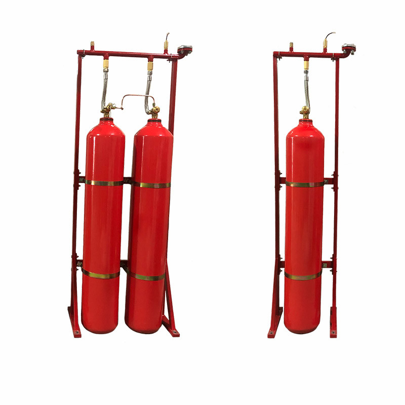 Enclosed Flooding CO2 Extinguishing System Red Cylinder For Fire Suppression