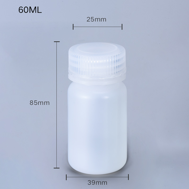 1L Transparent PP Thicken Plastic Chemical Reagent Lab Leakproof Bottles with Screw Lid