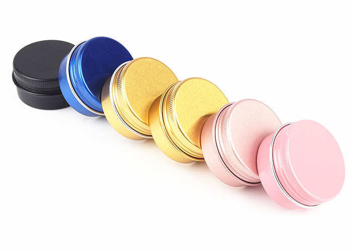 5ml 10ml 20ml 30ml 50ml 60ml 80ml 100ml 150ml 200ml Round Aluminum Cosmetic Tin Container Metal Aluminum Jar
