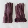 Buy cheap Manufacturer customized winter warm shearling leather gloves sheepskin from wholesalers